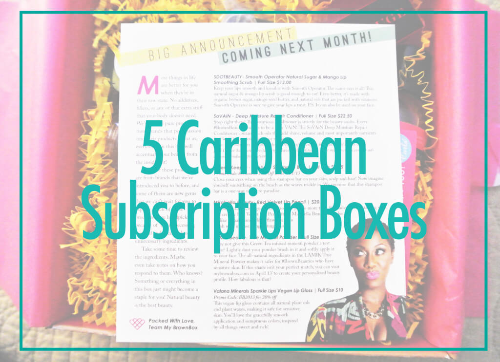 Caribbean Lifestyle Subscription boxes