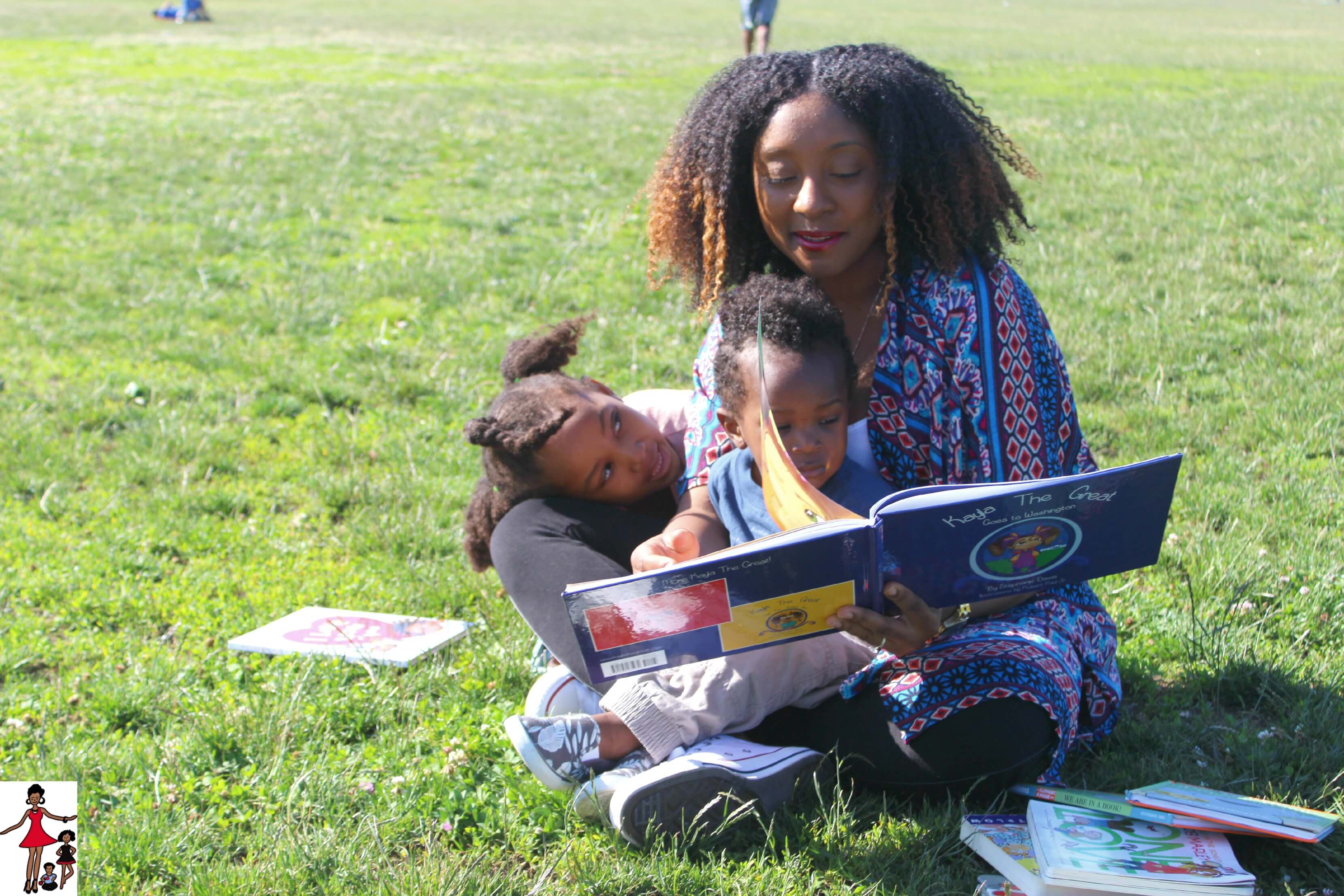 Caribbean Mommy Blogger Adanna Rattles and Heels_reading-to-kids