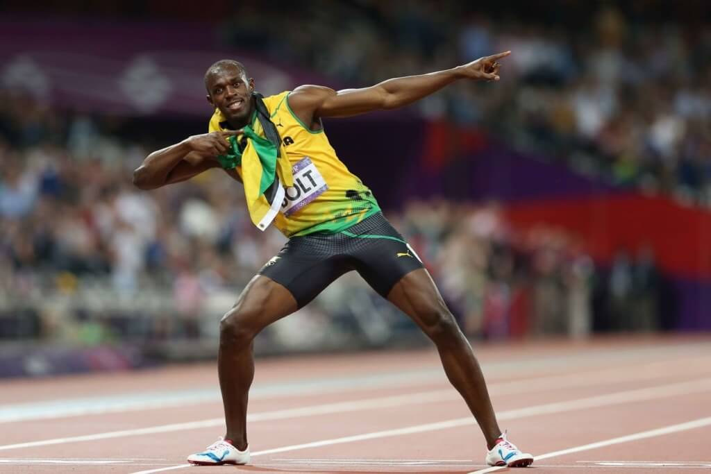 Image result for Professional Footballer, Usain Bolt, Runner